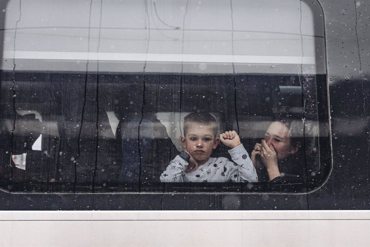 آواره شدن بیش از نیمی از کودکان از آغاز درگیری‌ها در اوکراین