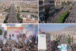 راهپیمایی باشکوه مردم یمن در روز ملی مقاومت