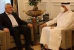 دیدار و گفتگوی هیئت حماس با وزیر خارجه قطر