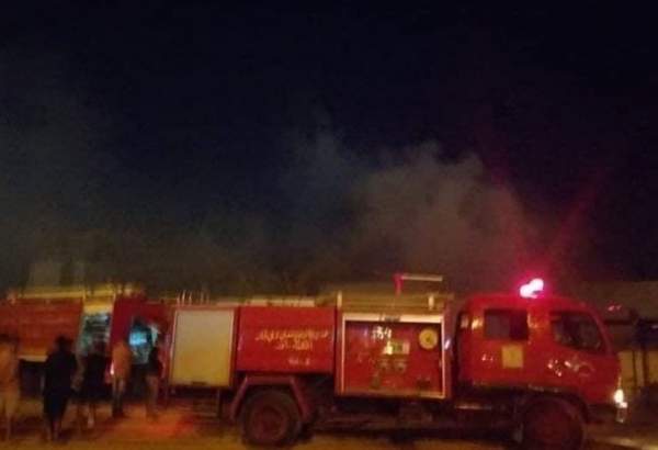 وقوع آتش‌سوزی و انفجار در یک انبار مهمات در کربلا
