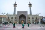 La rupture du jeûne des musulmans iraniens dans le mausolée du vénéré l