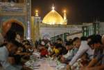 Iftar dinner in courtyard of Hazrat Zahra (as)  