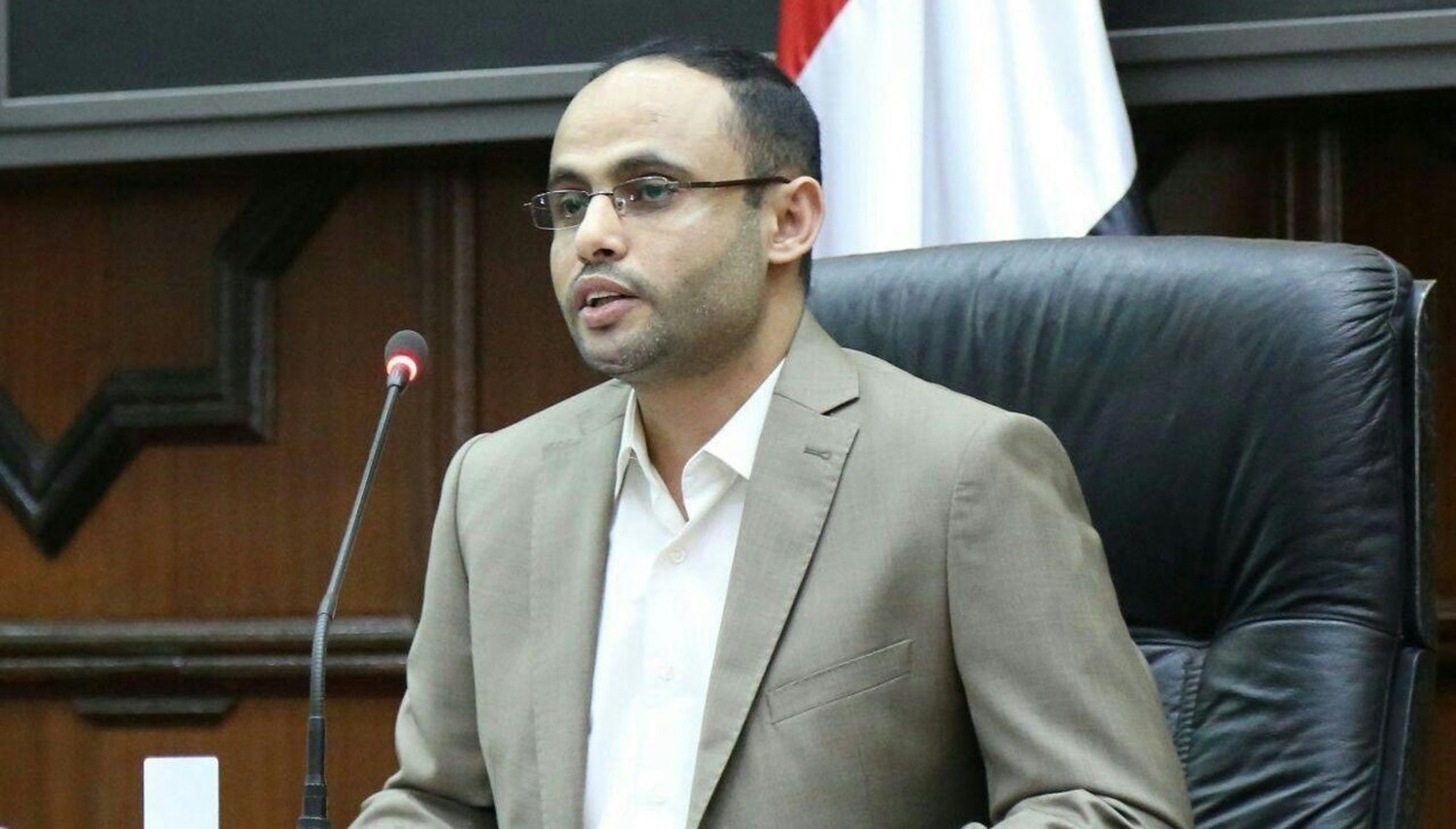 رئيس المجلس السياسي الأعلى في اليمن مهدي المشاط