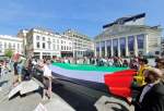 حمایت از مردم فلسطین در بروکسل  