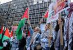 People in New York protest against Israeli atrocities against al Aqsa Mosque (photo)  