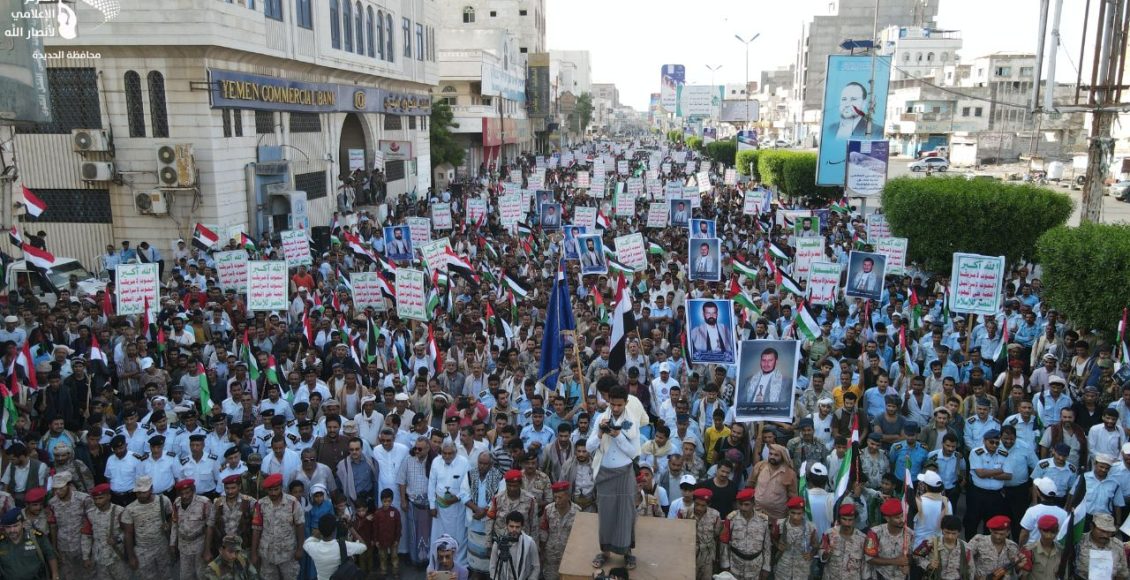 مسيرات مليونية كبرى في 60 ساحة بالعاصمة صنعاء والمحافظات تحيي يوم القدس  