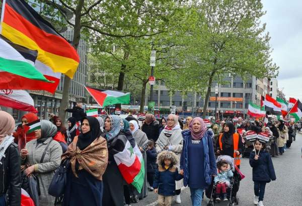 راهپیمایی روز جهانی قدس در آلمان برگزار شد