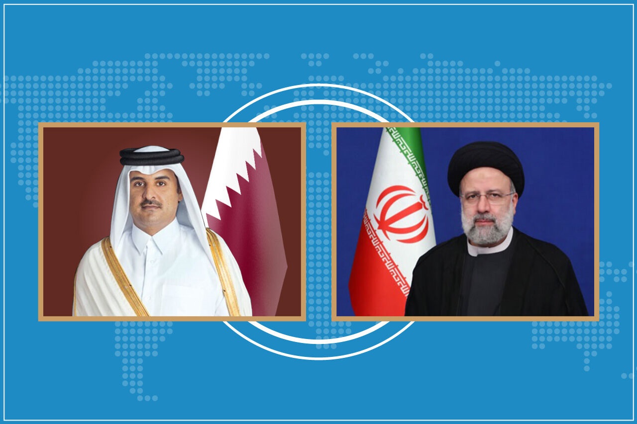 الرئيس الايراني يتبادل التهاني مع امير قطر لمناسبة عيد الفطر