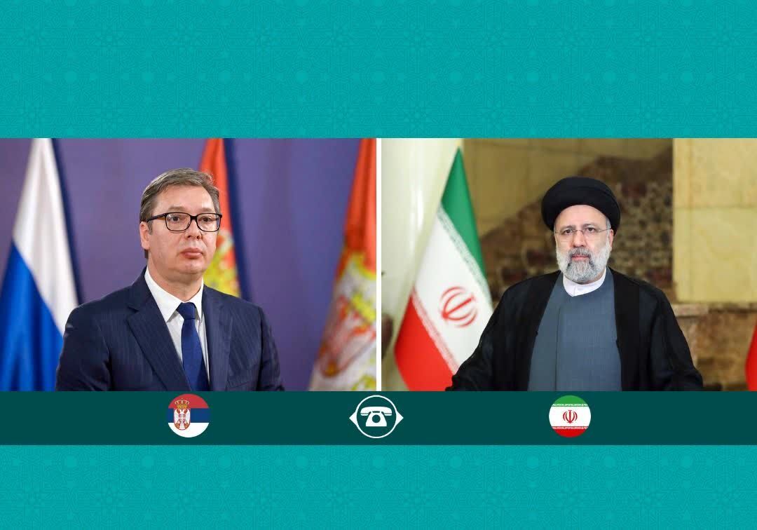 ایة الله رئیسی : الطاقات متوفرة لتوسيع العلاقات بين طهران وبلغراد