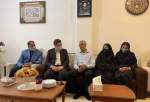 رئیس بنیاد شهید با خانواده‌های شهدای قشم دیدار کرد