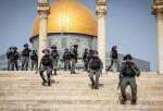 حبس معتکفان فلسطینی در مصلای مسجدالاقصی  