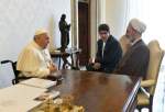 مدیر حوزه‌های علمیه ایران با پاپ فرانسیس دیدار کرد
