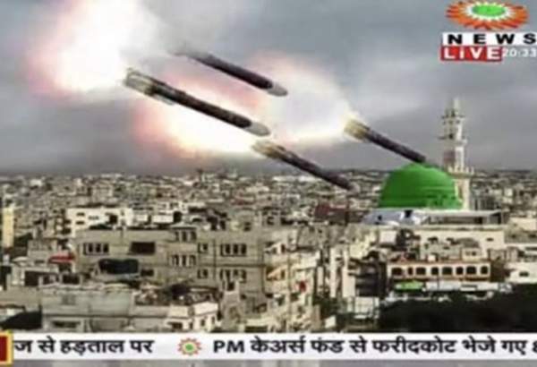 گوینده هندی تهدید به بمباران مسجدالنبی با موشک‌های اسرائیلی کرد