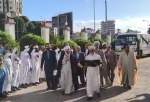 Muslims in Tanzania welcome Iranian convoy carrying flag of Imam Reza (AS)
