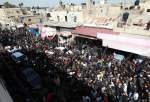 Palestinians attend funeral of three young men killed by Israeli forces