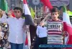 اجرای سرود سلام فرمانده به زبان عربی در مسجد مقدس جمکران  