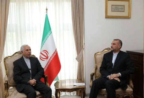 ارائه گزارش سفیر ایران در ارمنستان به وزیر امور خارجه