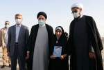 الرئيس الايراني يصل إلى مدينة همدان في جولة تفقدية للمحافظات البلاد  