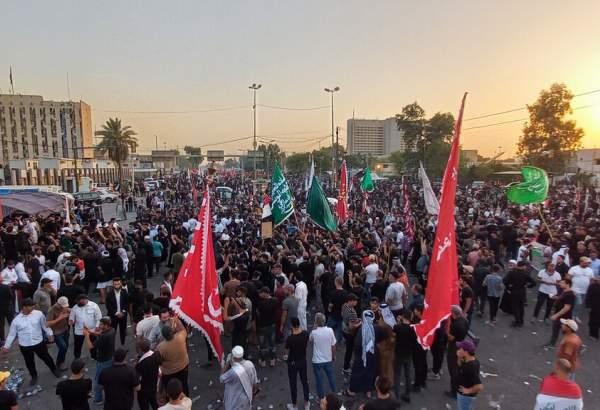 تظاهرات حمایت از مشروعیت و حاکمیت در بغداد برگزار شد