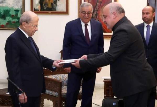 سفیر کشورمان در لبنان استوارنامه خود را تقدیم میشل عون کرد