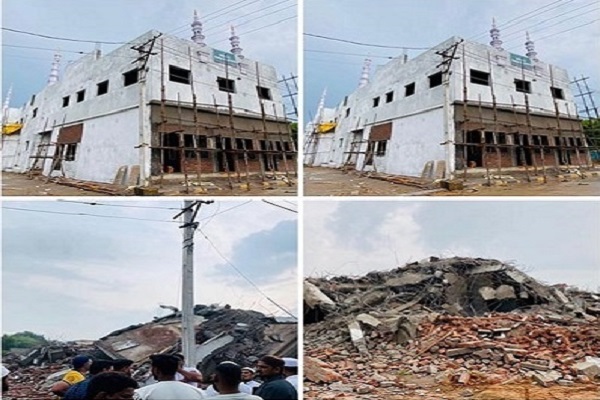 تخریب مسجدی در حیدرآباد هند اعتراض مسلمانان را برانگیخت