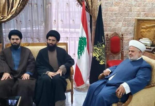 لبنان میں ایران کے نئے ثقافتی مشیر کمیل باقرزادہ کی شیخ زہیر جعید سے ملاقات