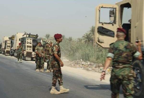استقرار ارتش عراق در مسیر پیاده روی اربعین برای حمایت از زائران