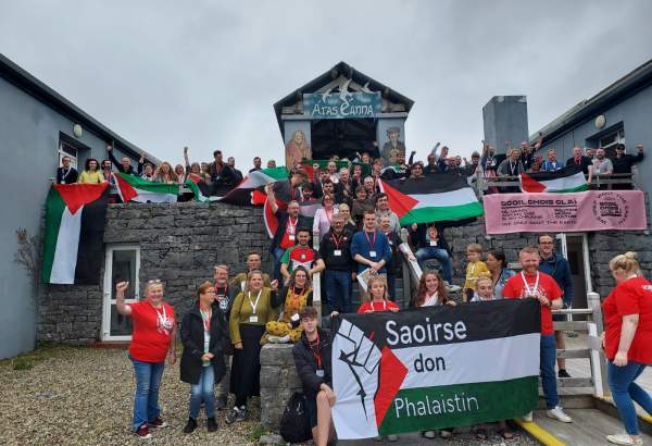 تجمع اعتراضی حامیان فلسطین نسبت به همدستی «پوما» با اسرائیل