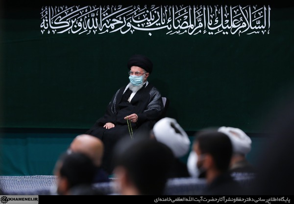 اقامة مراسم عزاء أربعينية الإمام الحسين(ع) بحضور قائد الثورة الإسلامية  