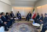 ایران کے وزیر خارجہ کی اپنے سری لنکا کے ہم منصب سے ملاقات