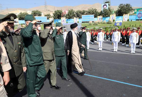 Graduation ceremony of students of officer universities with  presence of Supreme Leader  