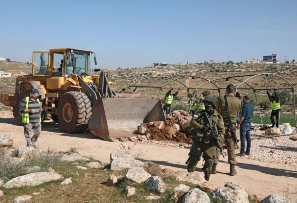 Israeli regime demolishes Palestinian Bedouin village for 207th time