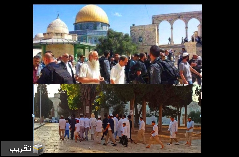 بعد تطويق القدس.. مستوطنون يقتحمون الأقصى على شكل مجموعات بـ" زي الكهنوت التوراتي"