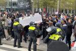 جلوگیری پلیس هلند از سوزاندن قرآن کریم در روتردام