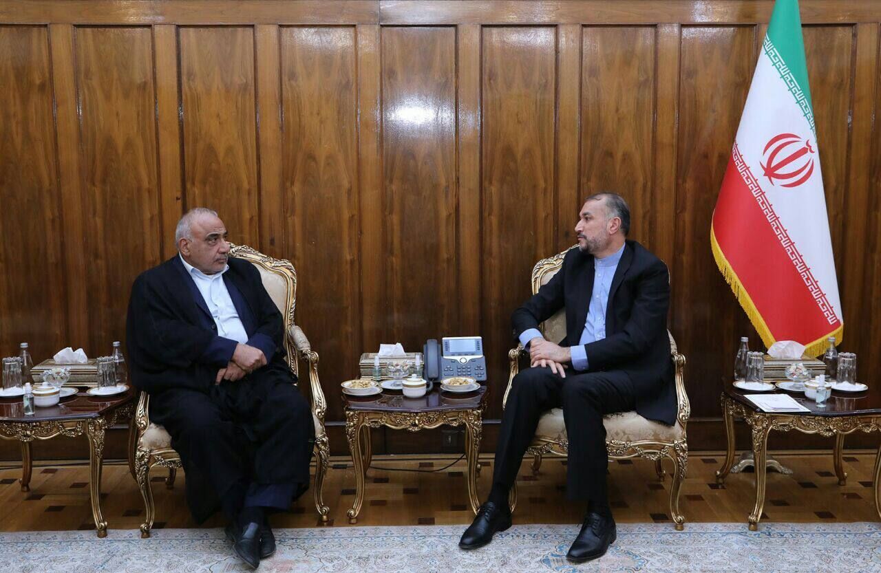 رئيس الوزراء العراقي السابق يلتقي امير عبداللهيان