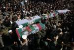 Massive funeral held for three martyrs of security in Mashhad
