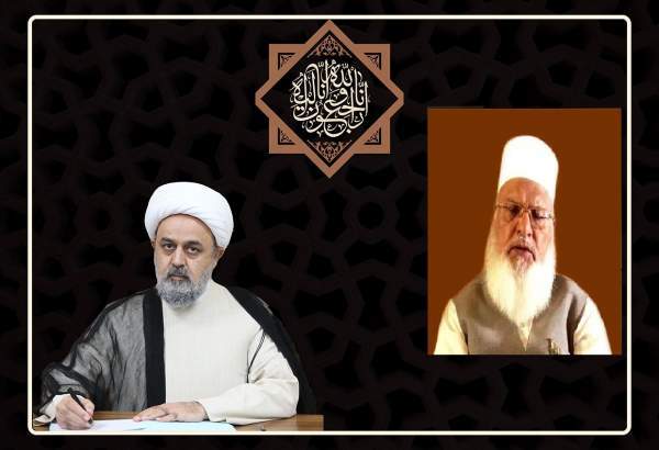 Huj. Shahriari offers condolence over passing of Pakistani cleric