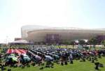 Muslim fans unite for Friday prayer during Qatar World Cup
