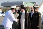 الرئيس الايراني يتفقد المنطقة البحرية الثانية بميناء جاسك (جنوب ايران)  