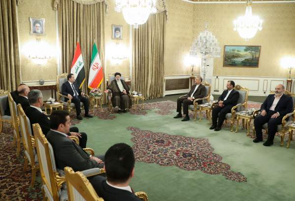 رئيسي : لطالما ايران ساندت ورحبت بالوحدة الوطنية وتشكيل حكومة عراقية قوية