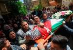 تشییع پیکر کودک شهید فلسطینی در جنین