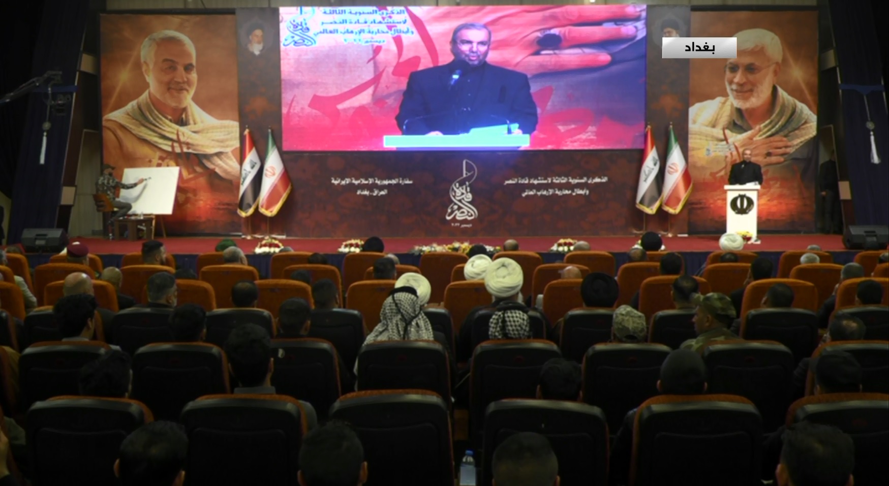السفير الايراني في العراق  : الانتقام سيبقى يلاحق أميركا لاغتيالها قادة النصر