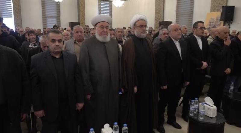 حزب الله يحيي ذكرى استشهاد قادة النصر الثالثة في صيدا  