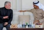 دیدار شاه اردن با رئیس امارات در ابوظبی