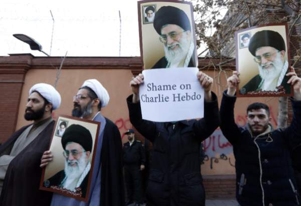 Iranians protest against Charlie Hebdo’s derogatory cartoons
