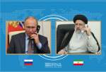 رئيسي لـ "بوتين" : ايران مستعدة لاداء دور فاعل وبنّاء لإنهاء الحرب الاوكرانية