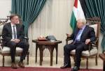 دیدار و گفت‌وگوی محمود عباس با مقام آمریکایی درباره فلسطین
