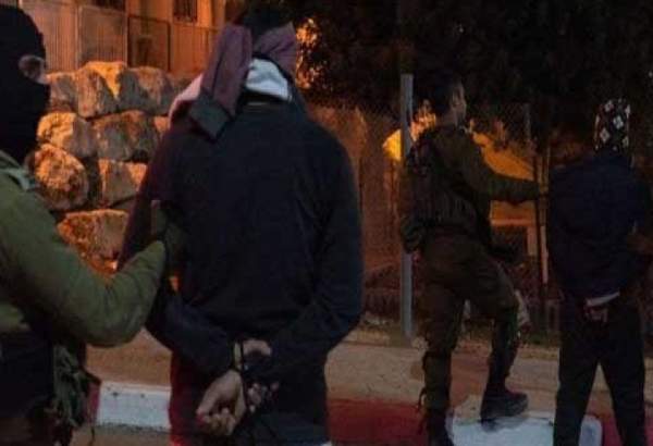 ناجائز صیہونی فوج نے مغربی کنارے سے 15 فلسطینی شہریوں کو گرفتار کر لیا