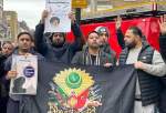Muslims in London protest Quran burning