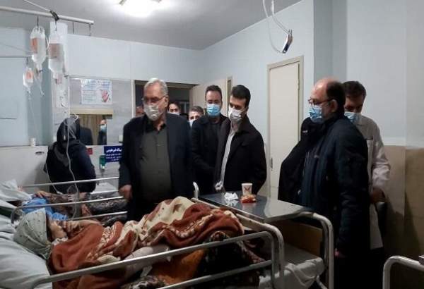 وزیر بهداشت از مصدومان زلزله خوی عیادت کرد